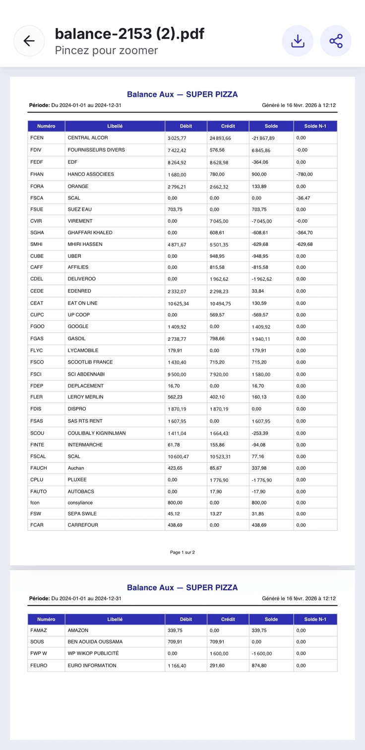 Application mobile MTPE